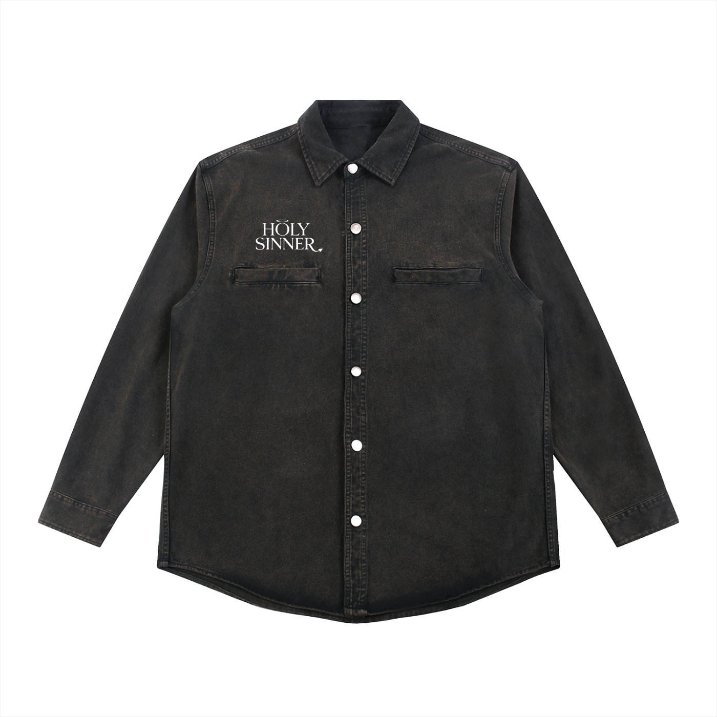 https://ajmall-vc-public-bucket.oss-us-west-1.aliyuncs.com/hugepod/material/custom_printing/159dadf005fe44f6819862383a43615c.png Denim Vintage Washed Heavyweight Jacket - Image 1
