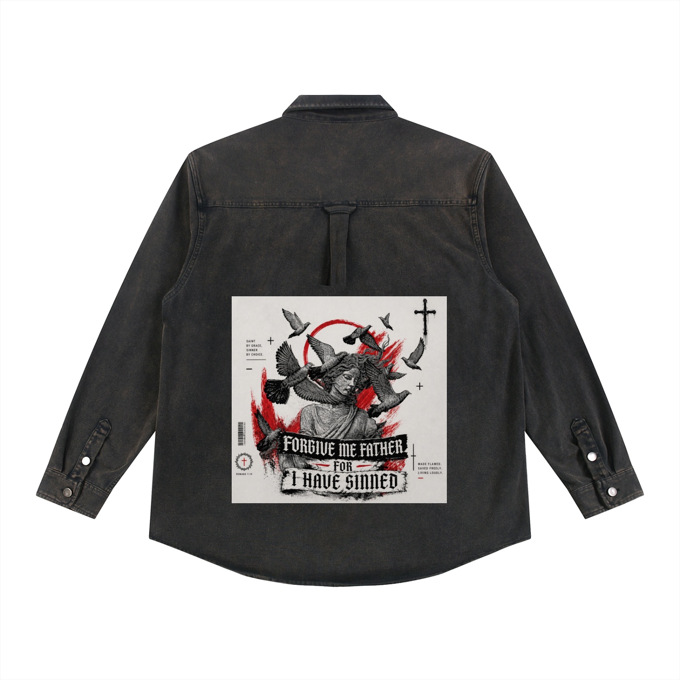 https://ajmall-vc-public-bucket.oss-us-west-1.aliyuncs.com/hugepod/material/custom_printing/336e5f1b72124e66a00ea4040814b47f.png Denim Vintage Washed Heavyweight Jacket - Image 2