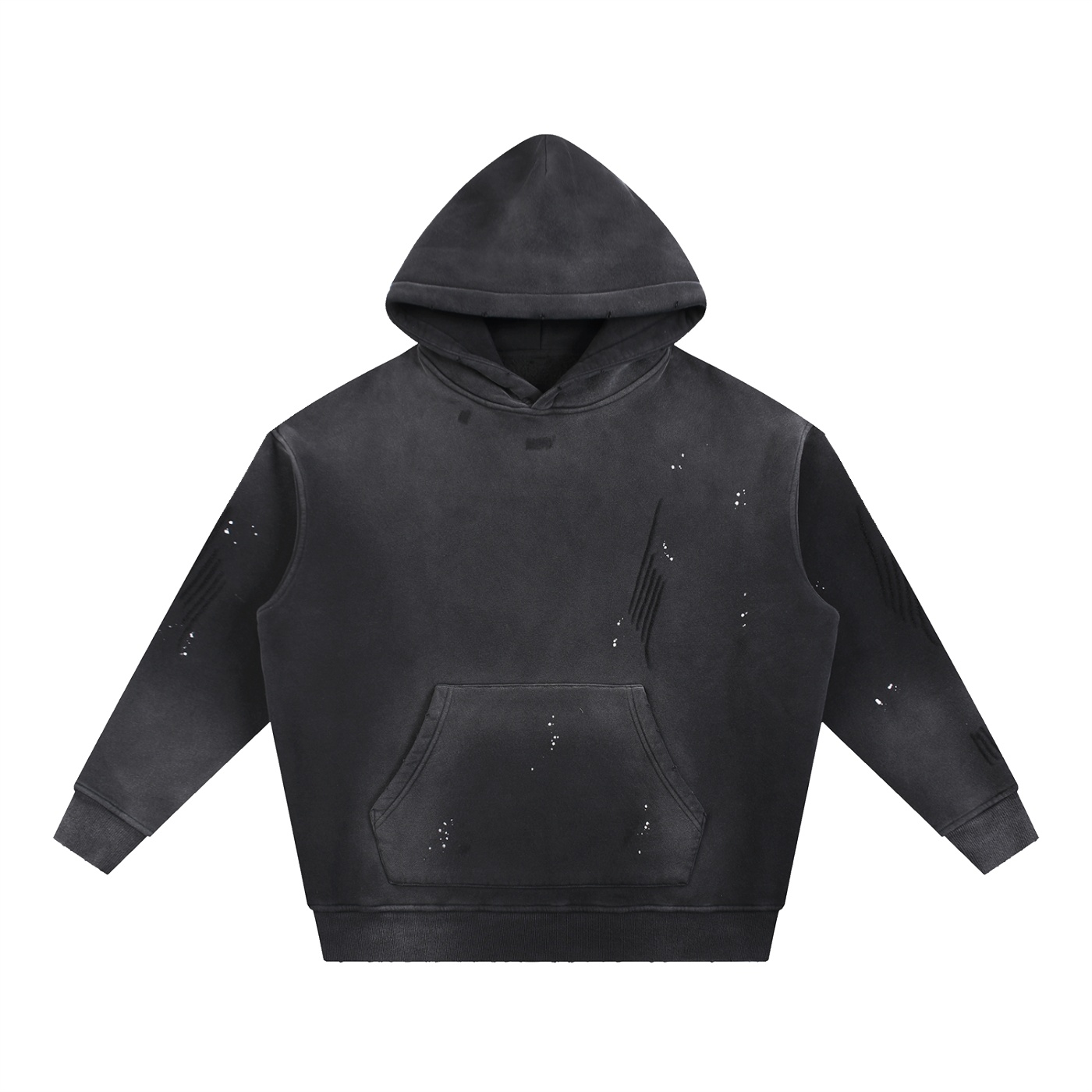 https://ajmall-vc-public-bucket.oss-us-west-1.aliyuncs.com/hugepod/material/custom_printing/473f96f4f298403d931ecd66afcfabf6.png Vintage Washed Frayed Fleece Hoodie - Image 1
