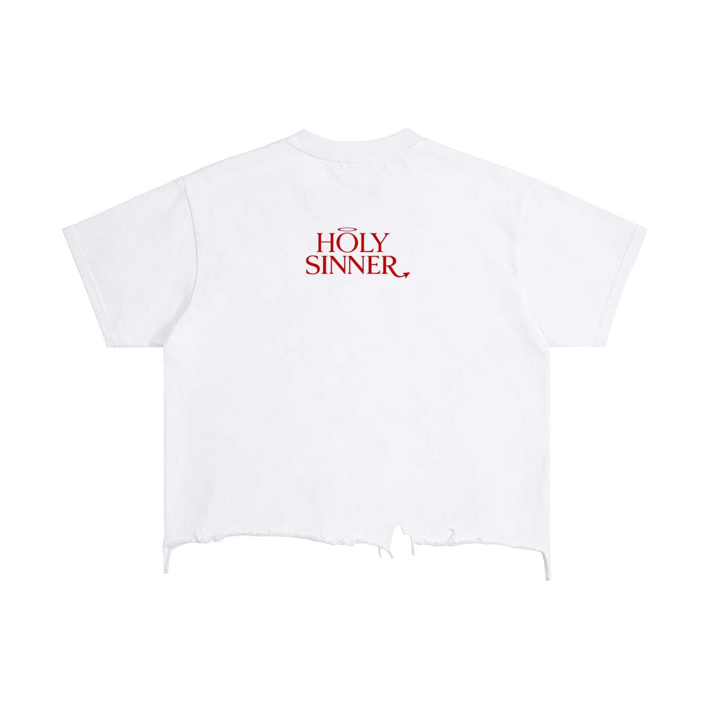 https://ajmall-vc-public-bucket.oss-us-west-1.aliyuncs.com/hugepod/material/custom_printing/dfacbc56862c46f29df801dad8d0a7c1.png Vintage Wash Boxy Distressed Hem T-Shirt - Image 2