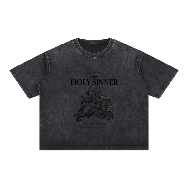 Mineral Wash Boxy Cotton T-Shirt