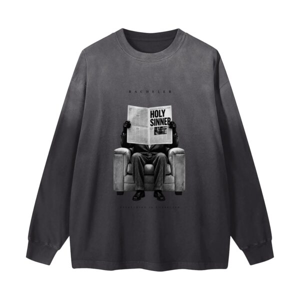 Gradient Washed Long Sleeve T-Shirt
